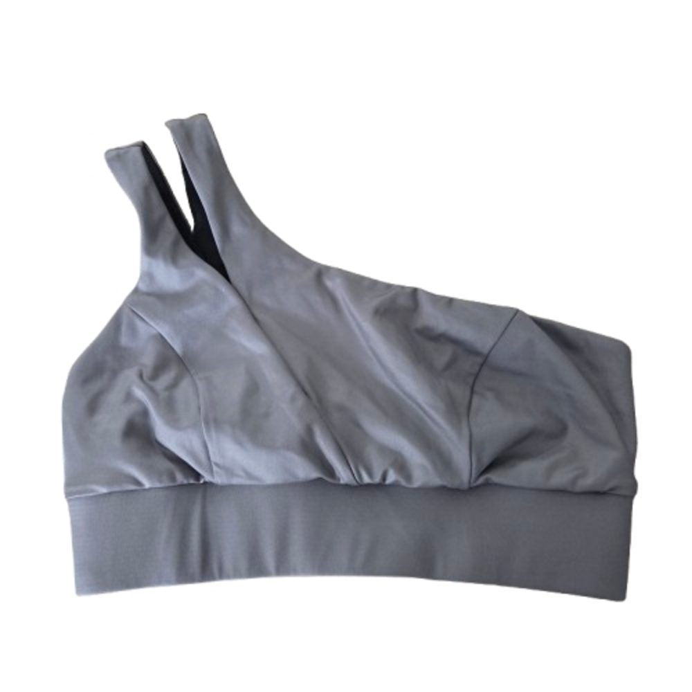 MICHI Tigress Gloss Long Line Bra - Grey